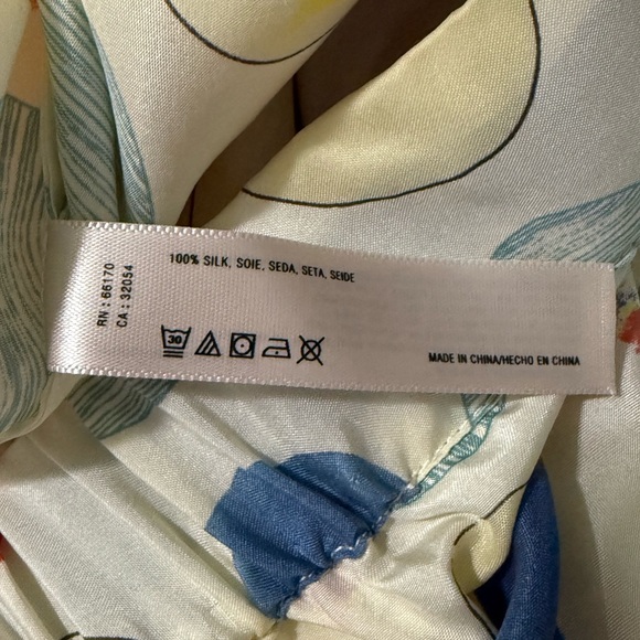 Anthropologie Lilka Wide Leg 100% Silk Pajama Pants - Medium - NWOT - Picture 6 of 6